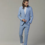 Costum Barbati, Costum Barbati Albastru, Costum Barbati Baby Blue