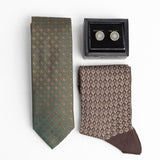 Set Cadou Accesorii (Butoni, Șosete, Cravată) Ametist