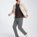 Bomber de Stofă Beige