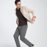 Bomber de Stofă Beige