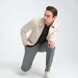 Bomber de Stofă Beige