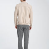 Bomber de Stofă Beige
