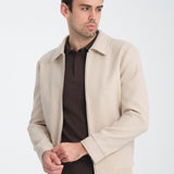 Bomber de Stofă Beige