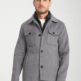 Jachetă Herringbone Gray