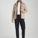 Jachetă Herringbone Beige