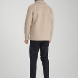 Jachetă Herringbone Beige