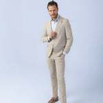 Costum Bernese Bej, costume barbat, costume cluj, costume targu mures, pantaloni costum, costum lejer, bernese milano, men’s club