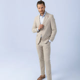 Costum Bernese Bej, costume barbat, costume cluj, costume targu mures, pantaloni costum, costum lejer, bernese milano, men’s club