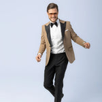 Sacou Ceremonie Camel, sacou elegant, sacou camel, sacou galben, sacou office, sacou birou, sacou eveniment, sacou botez, sacou nunta, costume barbat, costume cluj, costume targu mures, pantaloni costum, costum lejer, bernese milano, men’s club