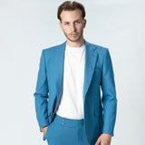 Costum sky albastru