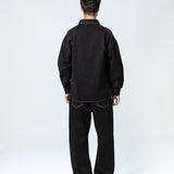 Cămașă Overshirt  Jeans Black
