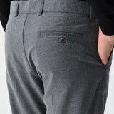 Pantaloni cu pliuri din mix de lână - gri