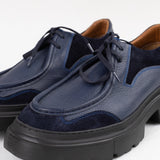 Pantofi Over Size Blue cu cusatură decorativă