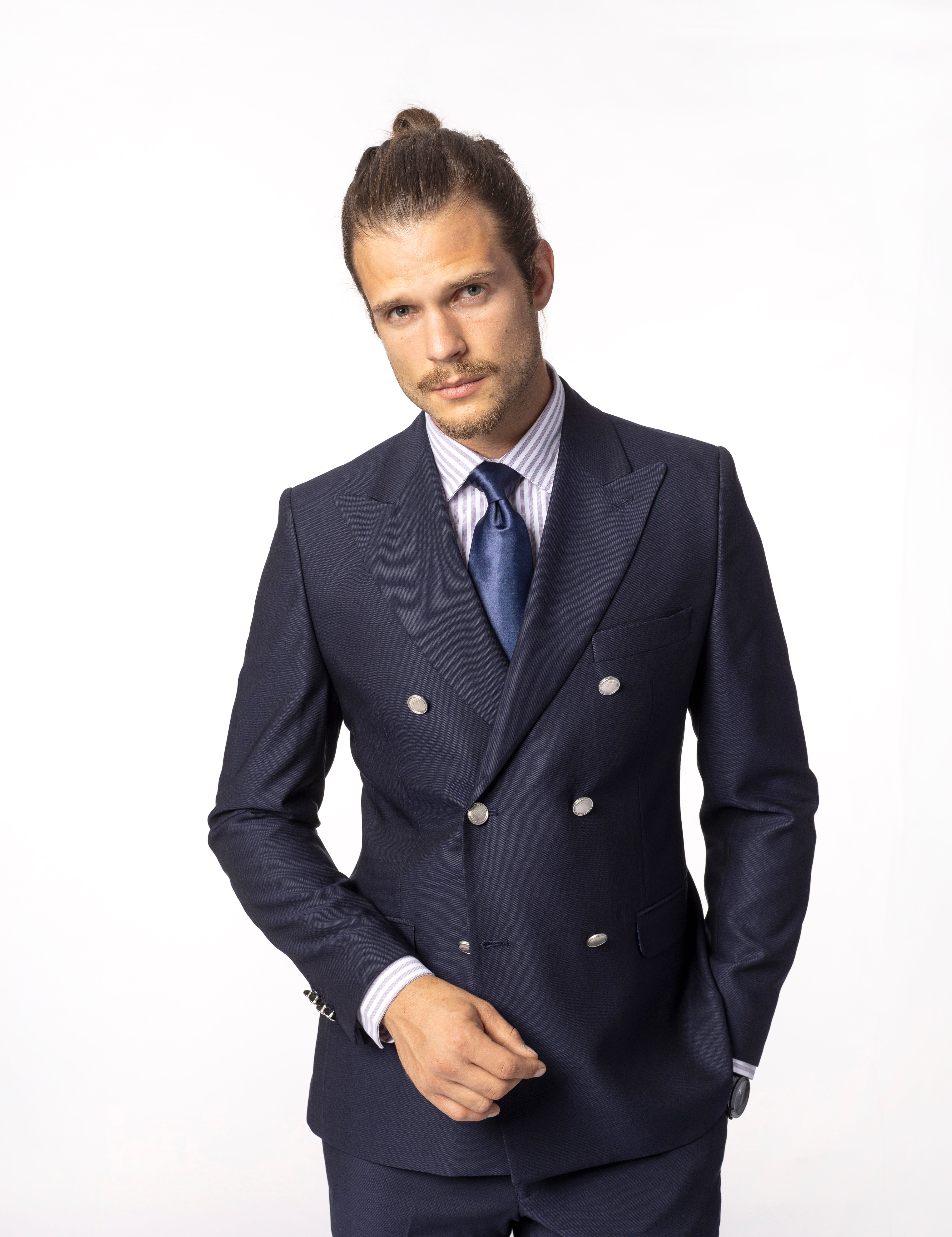 Costum Dark Navy Double Breasted
