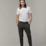 Pantaloni Verde Inchis Barbati, Pantaloni Confort Line, Pantaloni Verzi Eleganti Barbati 