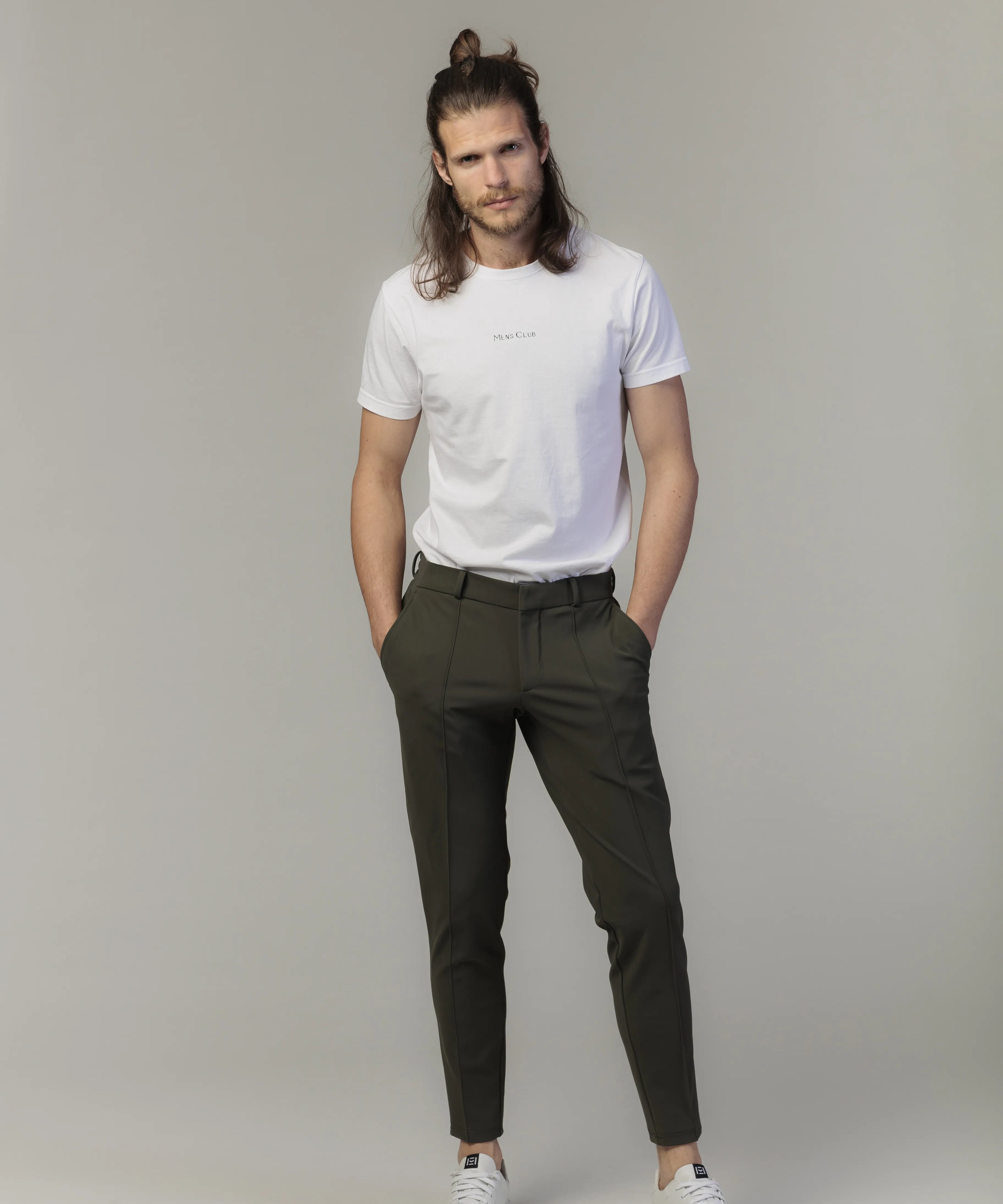 Pantaloni Verde Inchis Barbati, Pantaloni Confort Line, Pantaloni Verzi Eleganti Barbati 