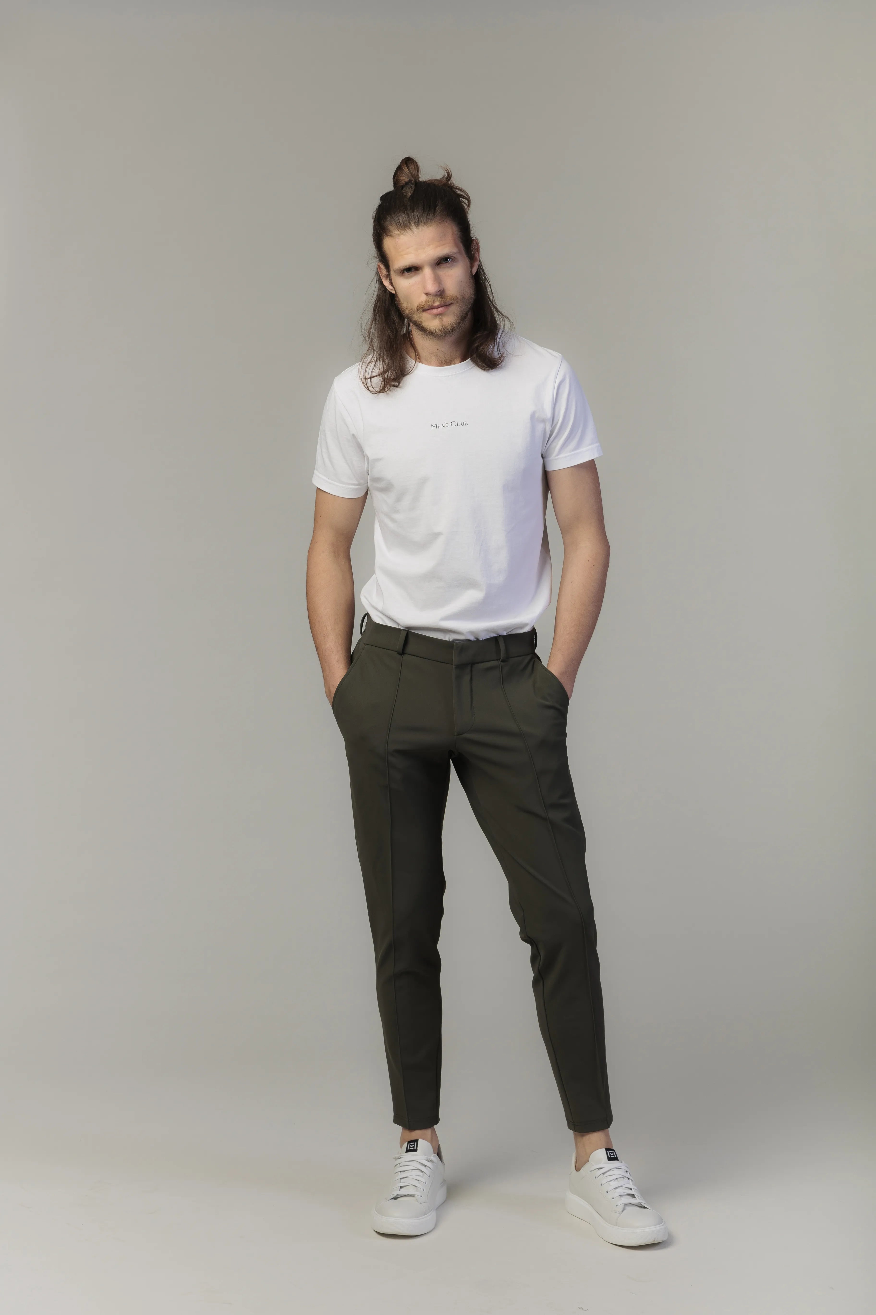 Pantaloni Verde Inchis Barbati, Pantaloni Confort Line, Pantaloni Verzi Eleganti Barbati 