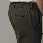 Pantaloni Verde Inchis Barbati, Pantaloni Confort Line, Pantaloni Verzi Eleganti Barbati 