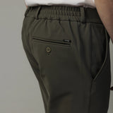 Pantaloni Verde Inchis Barbati, Pantaloni Confort Line, Pantaloni Verzi Eleganti Barbati 