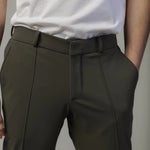 Pantaloni Verde Inchis Barbati, Pantaloni Confort Line, Pantaloni Verzi Eleganti Barbati 