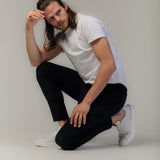 Pantaloni Confort Line, Negri