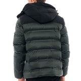 Geacă Verde cu Glugă Detașabilă