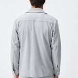 Set Jachetă cu două buzunare și pantaloni - Light Grey