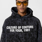 Hoodie Culture of couture Black E10-29