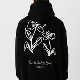 Hoodie Fleur Naturel E10-13 Black