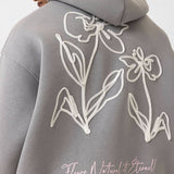 Hoodie Fleur Naturel  E10-13 Grey