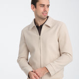 Bomber de Stofă Beige