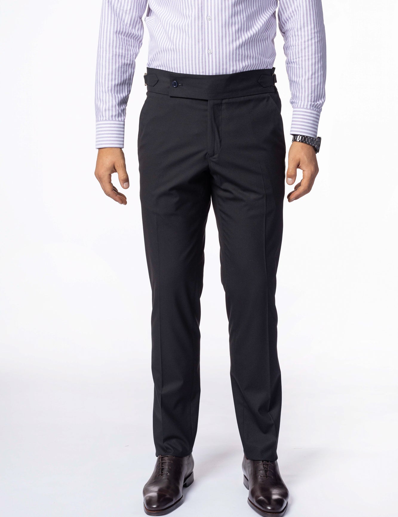 Pantaloni Negri cu Betelie Gurkha