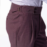 Pantaloni Bordeaux cu Betelie Gurkha