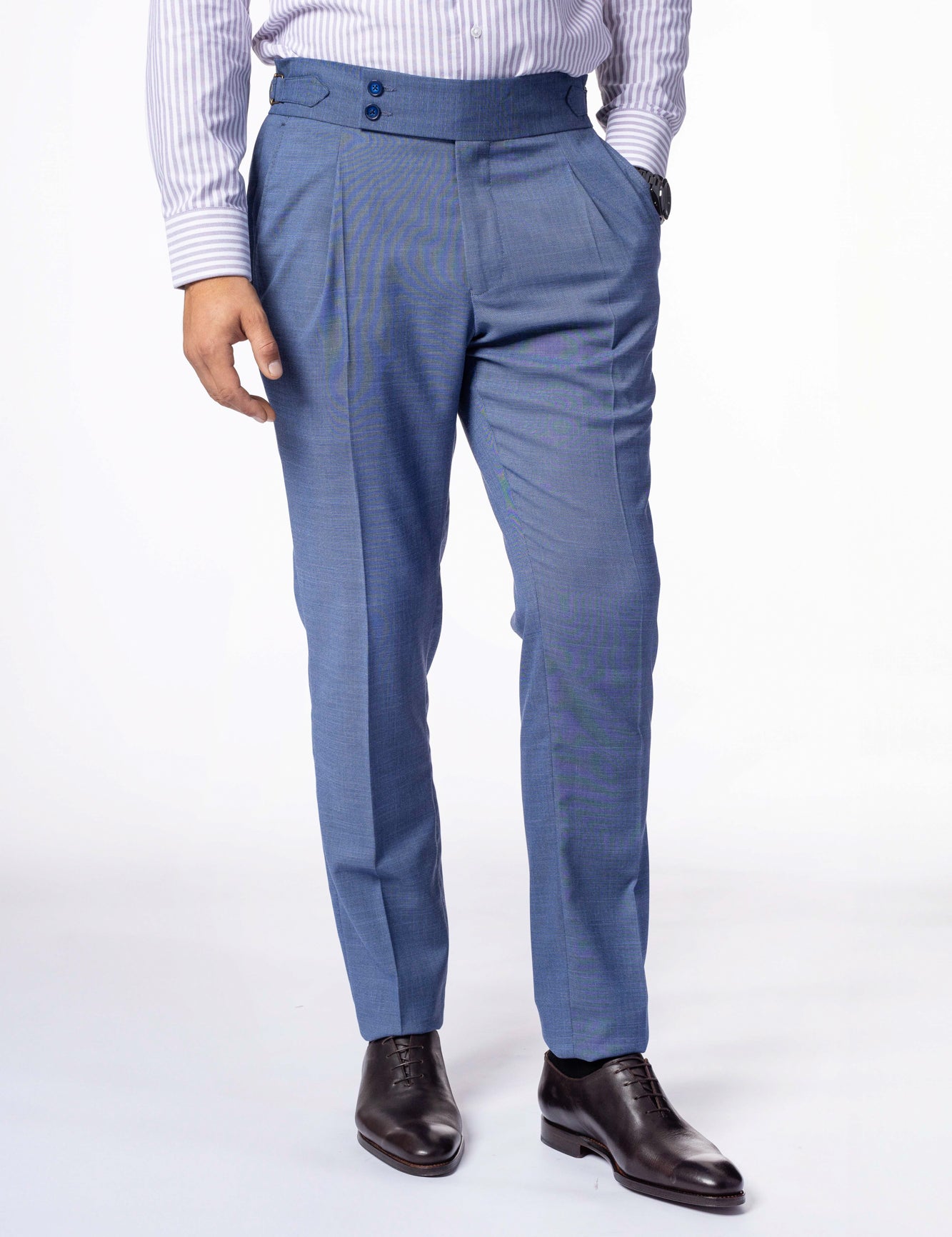Pantaloni Albastri cu Betelie Gurkha