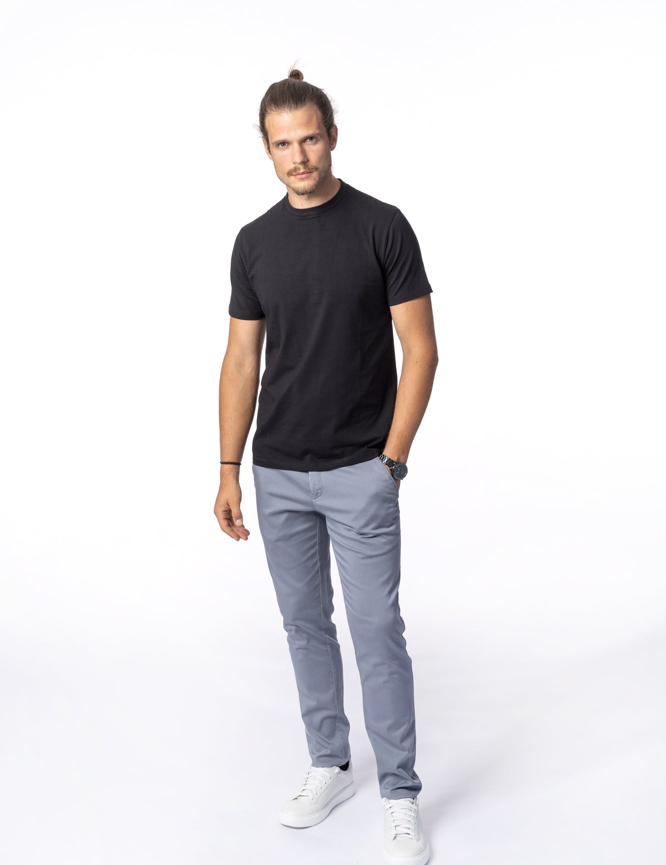 Tricou Negru din Bumbac