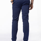 Pantaloni Casual Chino Albastru Navy