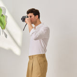 Pantaloni Scurți Everhold, cu Pense, Camel