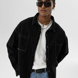 Cămașă Overshirt  Jeans Black