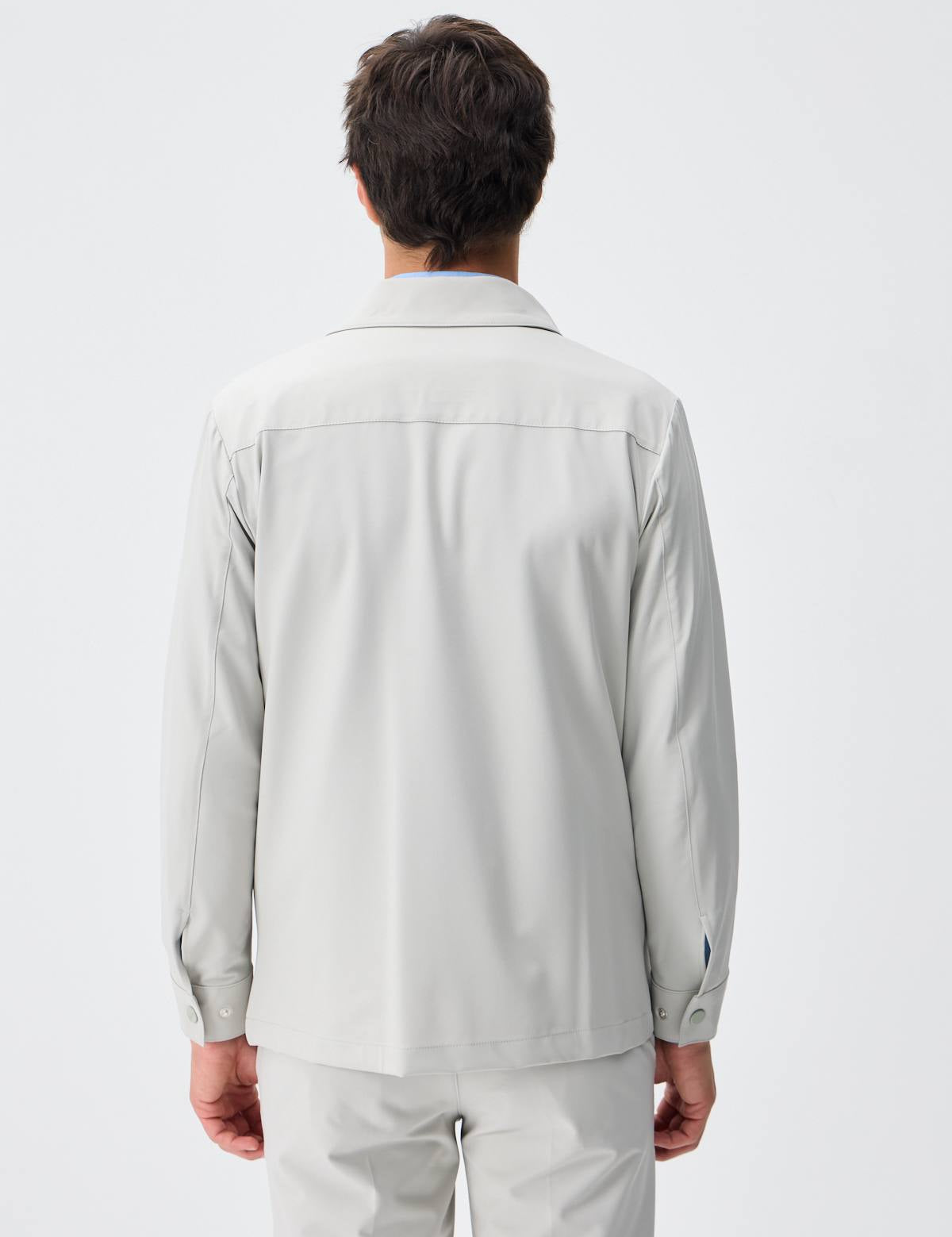 Set Jachetă cu două perechi de pantaloni EH gri deschis (stone)