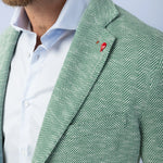 Sacou Bernese Verde cu model HerringBone, sacou elegant, sacou verede, sacou cu model, sacou verde cu model, sacou mire, sacou office, sacou birou, sacou eveniment, sacou botez, sacou nunta, costume barbat, costume cluj, costume targu mures, pantaloni costum, costum lejer, bernese milano, men’s club
