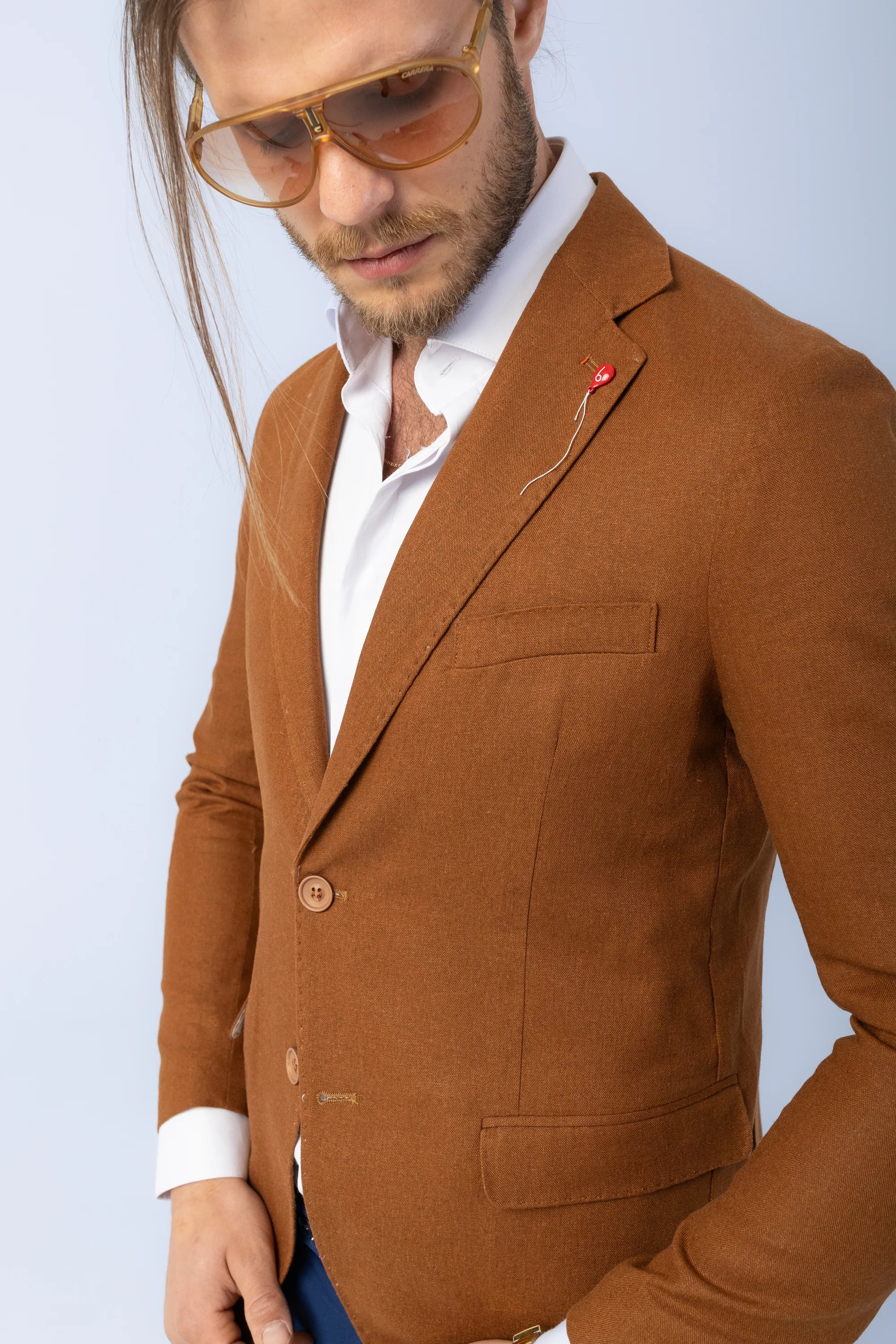 Sacou Bernese Milano Caramiziu, sacou elegant, sacou caramiziu, sacou mire, sacou office, sacou birou, sacou eveniment, sacou botez, sacou nunta, costume barbat, costume cluj, costume targu mures, pantaloni costum, costum lejer, bernese milano, men’s club