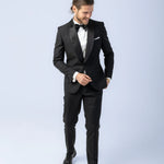 Costum Ceremonie Negru cu Guler Sal, costum negru, costum roz negru, costum negru elegant, costum fancy, costum birou, costum eveniment special, costum nunta, costum ceremonie, costum elegant, costum birou, costume barbat, costume cluj, costume targu mures, pantaloni costum, costum lejer, bernese milano, men’s club
