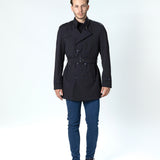 Jachetă tip Trench Navy