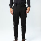 Pantaloni Confort Line, Negri