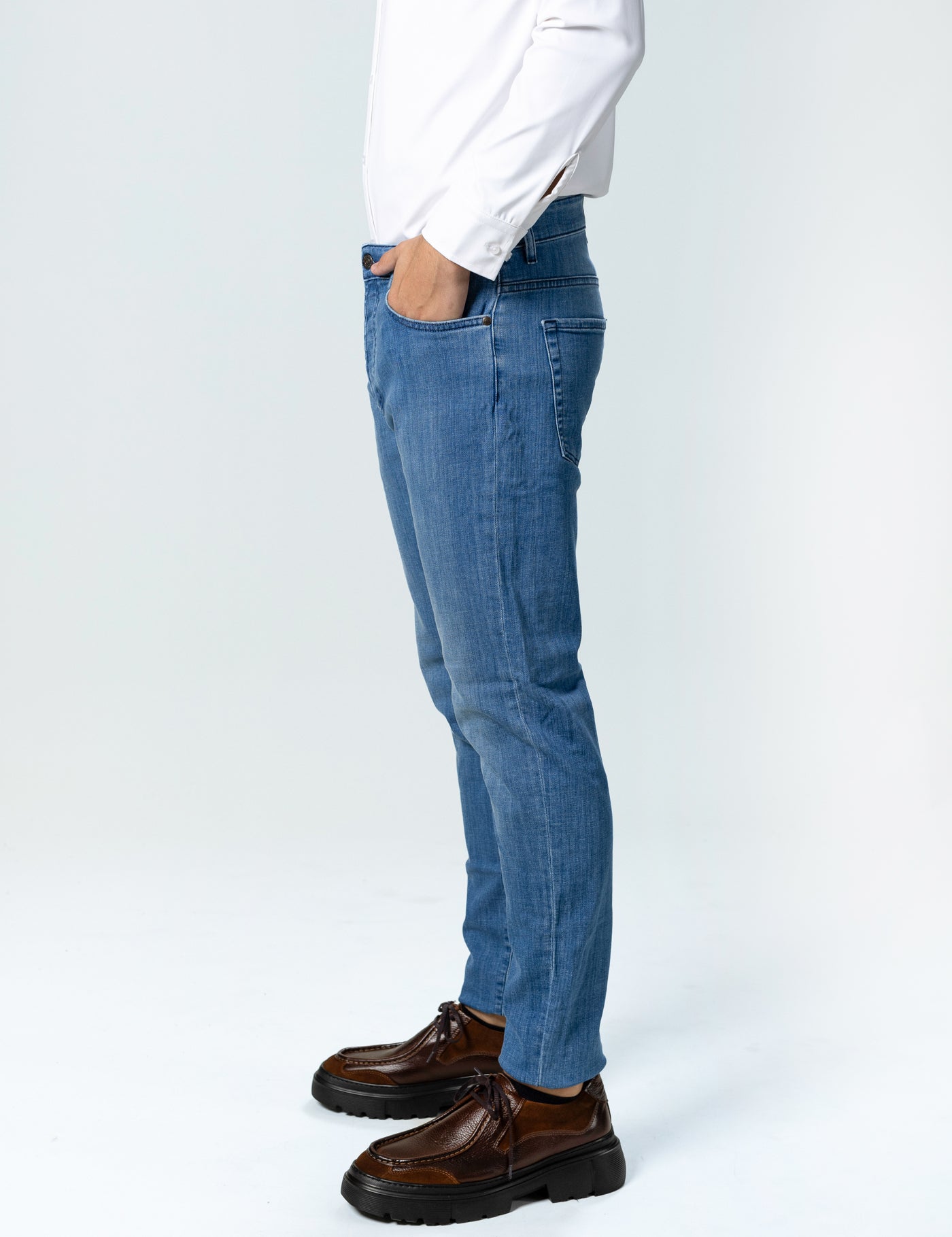 Pantaloni Jeans Classic Light Blue
