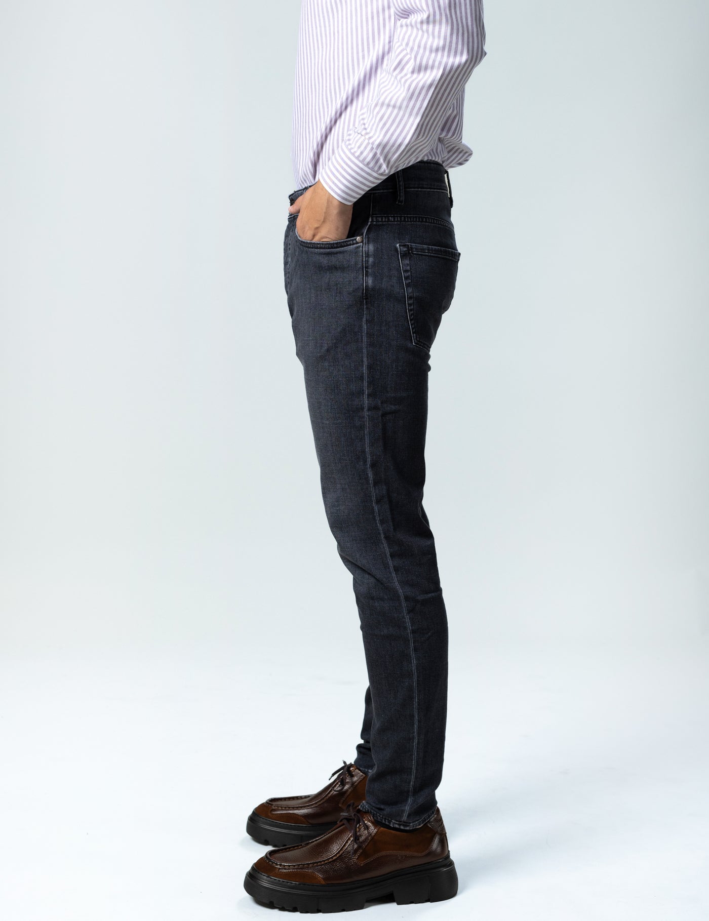 Pantaloni Jeans Dark Grey