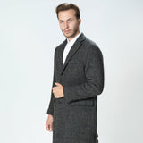 Palton mediu Dark Grey