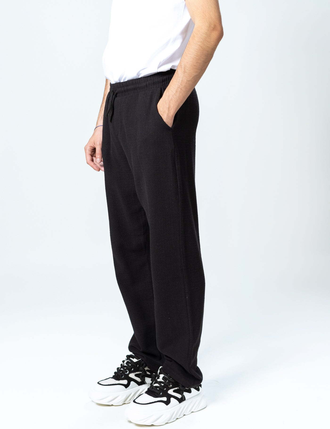 Pantaloni Oversize din In