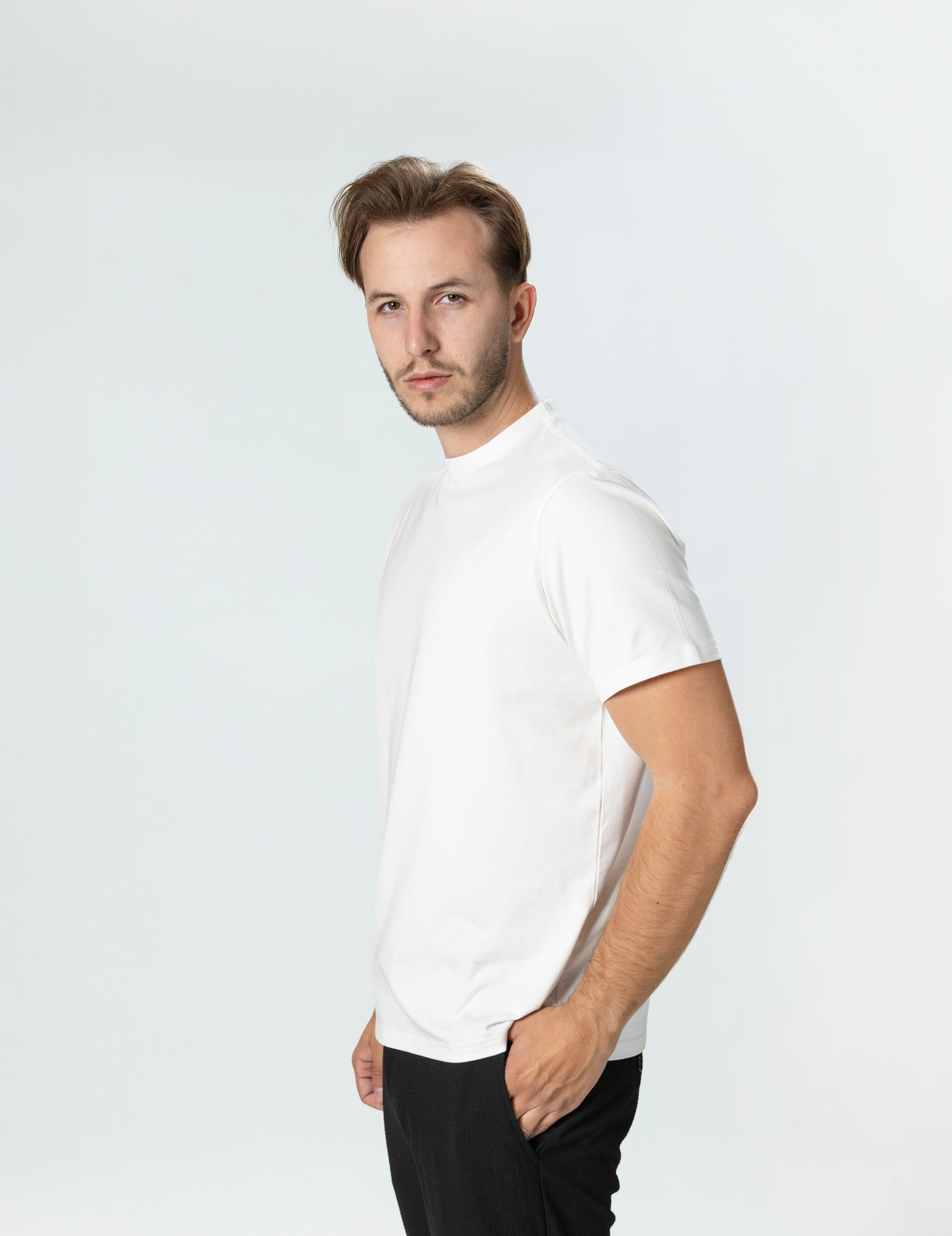 Tricou Uni Basic Off White