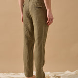 Pantaloni Everhold, Talie Elastică, Kaki